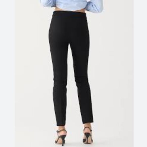 J. Crew Skinny Trouser in Italian Ponte Black Size 6 NWT - Picture 2 of 7
